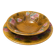Fruit strainer in Barbotine and serving dish from Salin les Bains.