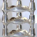 Set of 4 modular Nagel candlesticks from the 70s