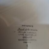 Assiettes porcelaine Digoin anémones Sarreguemines ancienne dp 0722127