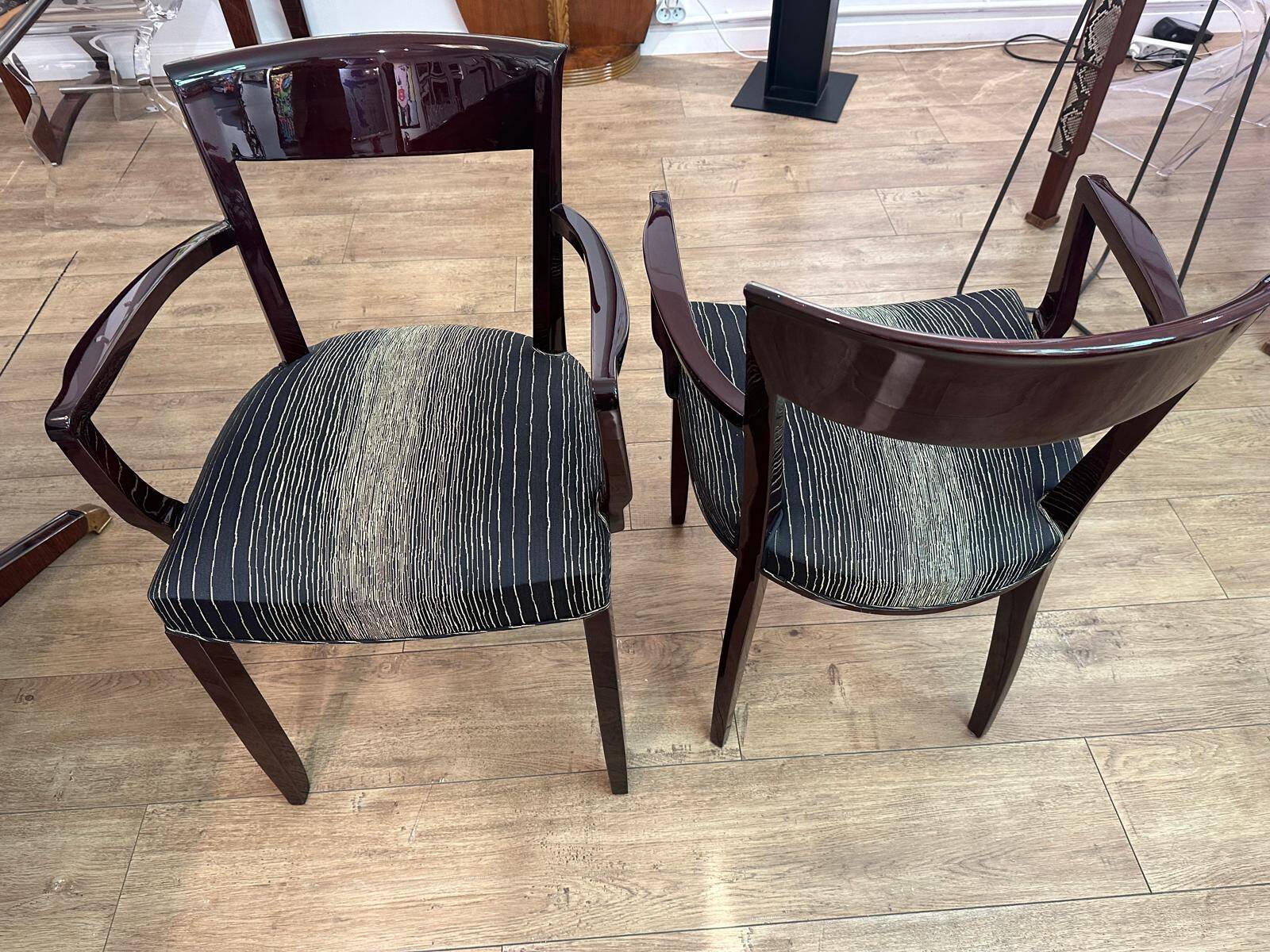 Pair of armchairs attributed to Jules Leleu