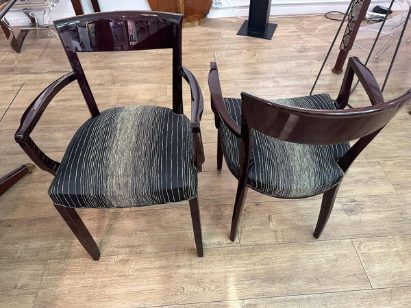 Paire de Fauteuils attribués à Jules Leleu