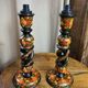 Kashmiri lamp pair