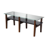 Belgian living room table is designed in a constructivist style of the 50s