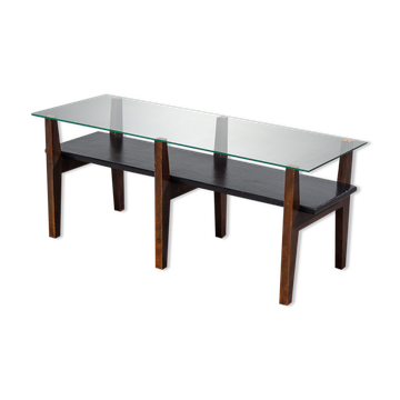 Belgian living room table is designed in a constructivist style of the 50s