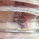 Pair of crystal candlesticks from France, Vannes, vintage 60s/70s.