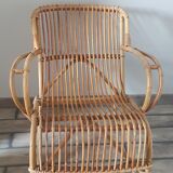 Rattan armchair