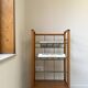 Vintage wooden / brass trolley
