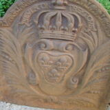 old fireplace plate