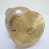 Solid bronze vase brutalist 70s