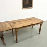 70s pine farmhouse table