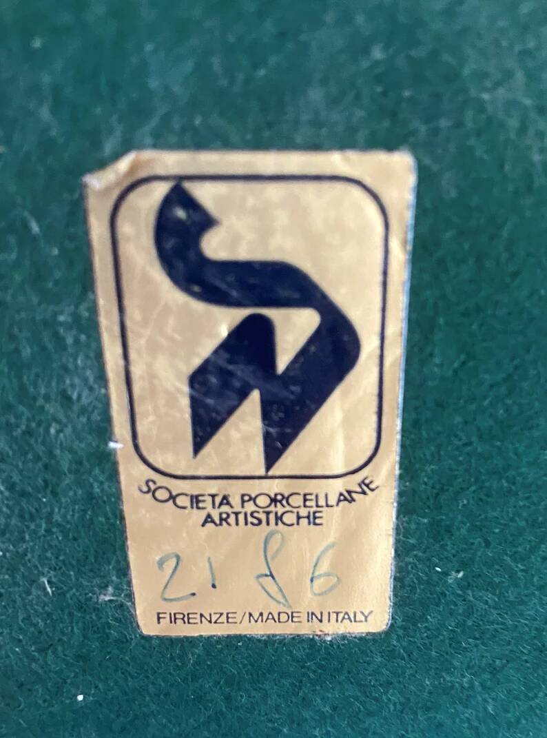 Mid-century Italian ceramic pineapple lamp