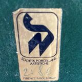 Mid-century Italian ceramic pineapple lamp