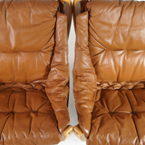 70s oak skippers chair
