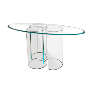 Table en verre Luxor design Rodolfo