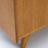 Model U-460 Sideboard in Oak by Jiří Jiroutek for Interier Praha, 1965