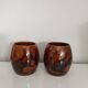 Set of 2 vintage ceramic mugs/cups