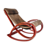 Sgarsul Rocking Chair by Gae Aulenti for Poltronova, 1960s
