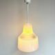 Holophane suspension en verre rv2 prismopal 1972  ø 24 cm