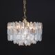 Palazzo chandelier in gilded brass and crystal glass, Kalmar, Austria, 1970.