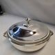 Soup tureen or vegetable dish in silver-plated metal – French silversmithing