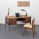 Bureau scandinave, teck, vintage, restauré