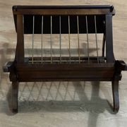 Porte revues vintage en bois - années 50-60