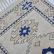 Tapis vintage Oushak tissé à la main, référence 3450.
