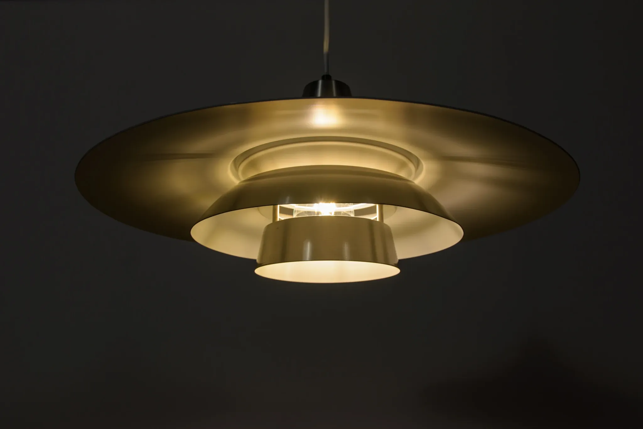 Type 240 pendant lamp, designed by Mogens Davidsen, Superlight, Denmark, 1970s.