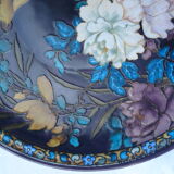 Theodore Deck Ceramic dish decorated with emeaux cloisonnes