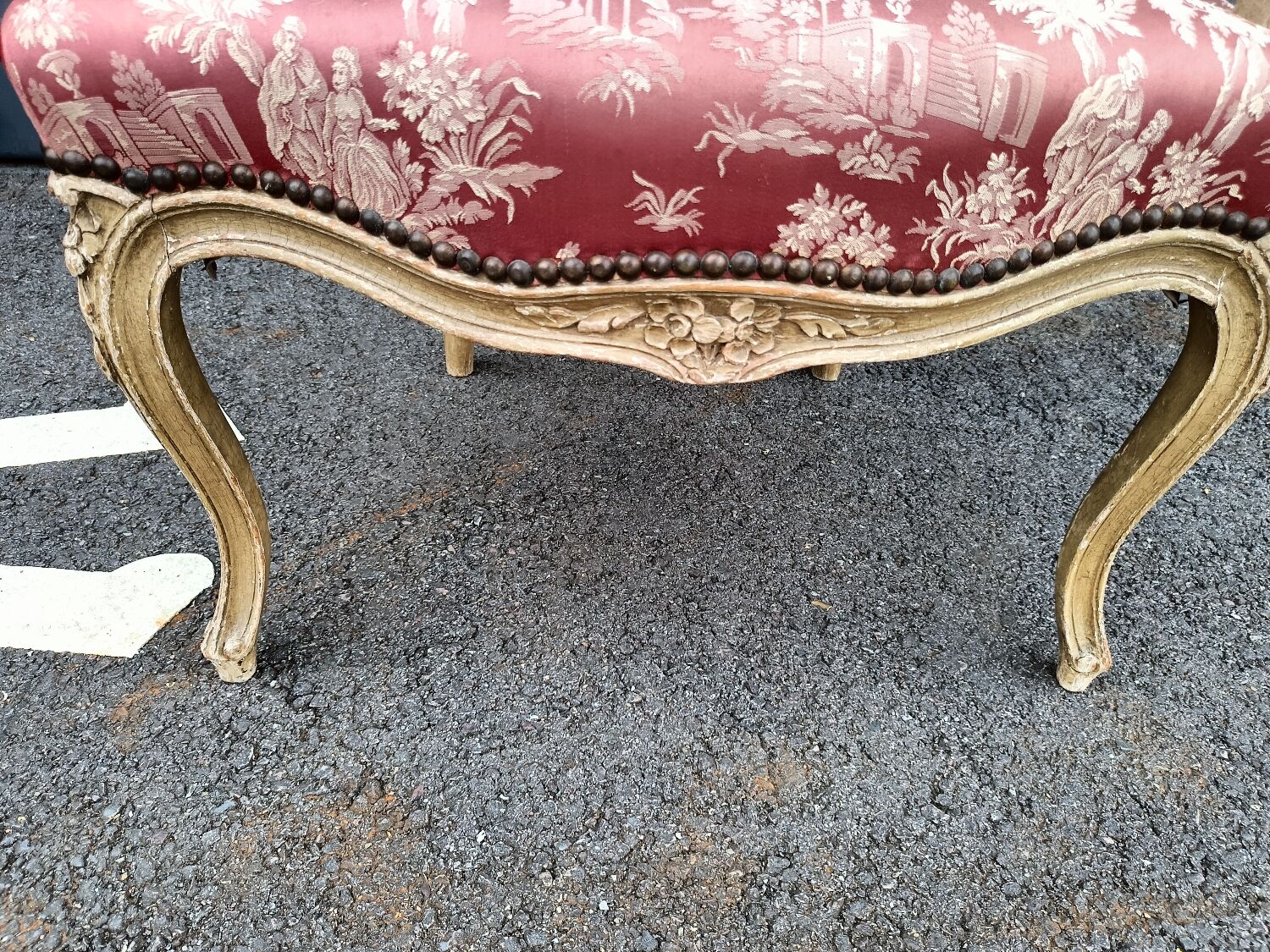 Pair of antique armchairs Louis XV style