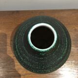 Green ceramic vase from the 1950s