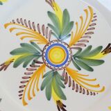 Assiette en faience de Malicorne signé émile Tessier