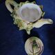 Tea/coffee service in majolica, 1950s/60s.