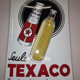 Texaco enamelled plate