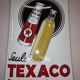 Texaco enamelled plate