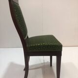 Chaises Empire en acajou