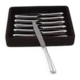 Christofle Baguette, 12 dessert knives, in perfect condition.