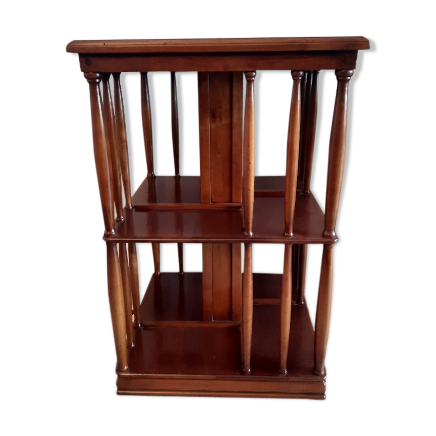 English revolving bookcase