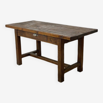 Solid oak farm table