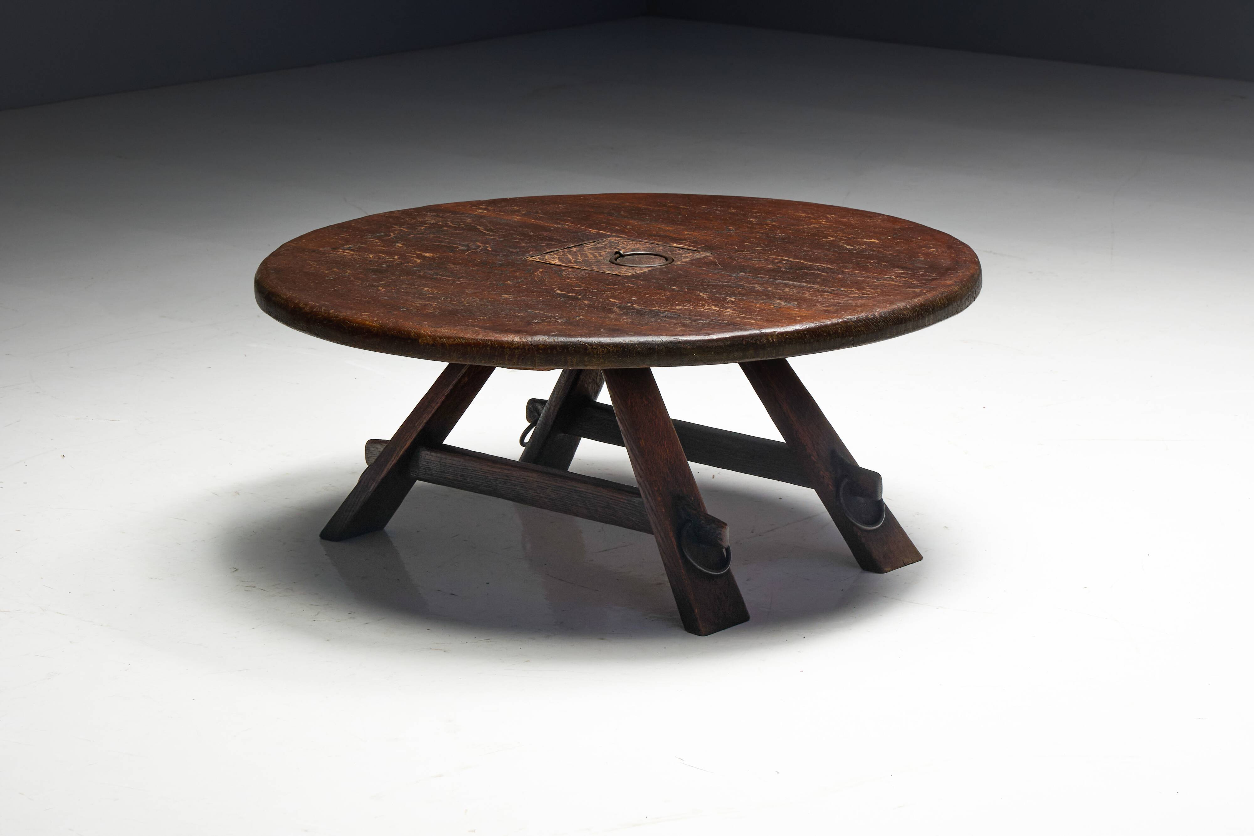 Rustic Antique Coffee Table, France, 1960s