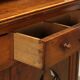 Antique double-bodied display cabinet with walnut drawers, Italy, 20th century.
