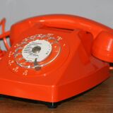 Vintage orange phone
