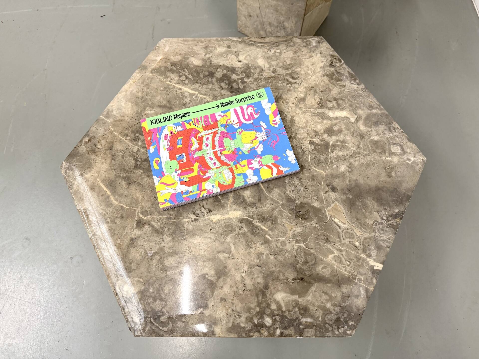 Pair of Italian marble coffee tables, circa 1970.