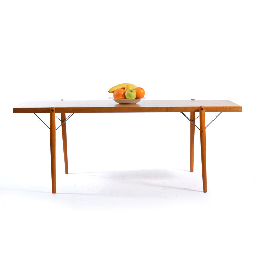 Long Coffee Table In Beech, Jitona 1960s