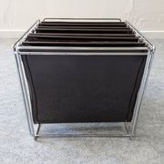 Magazine rack by Gérard Rignault for Group S.A, France around 1970.