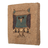 Relief wall sculpture in ceramic by Les Argonautes Vallauris, 1970s