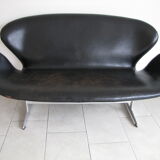 Vintage Model 3321 Swan Sofa by Arne Jacobsen for Fritz Hansen, 1960s