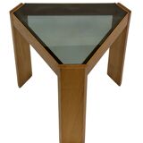 Vintage Set of 3 side tables by Porada Arredi, 1970s nesting tables design