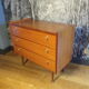 Commode scandinave en teck