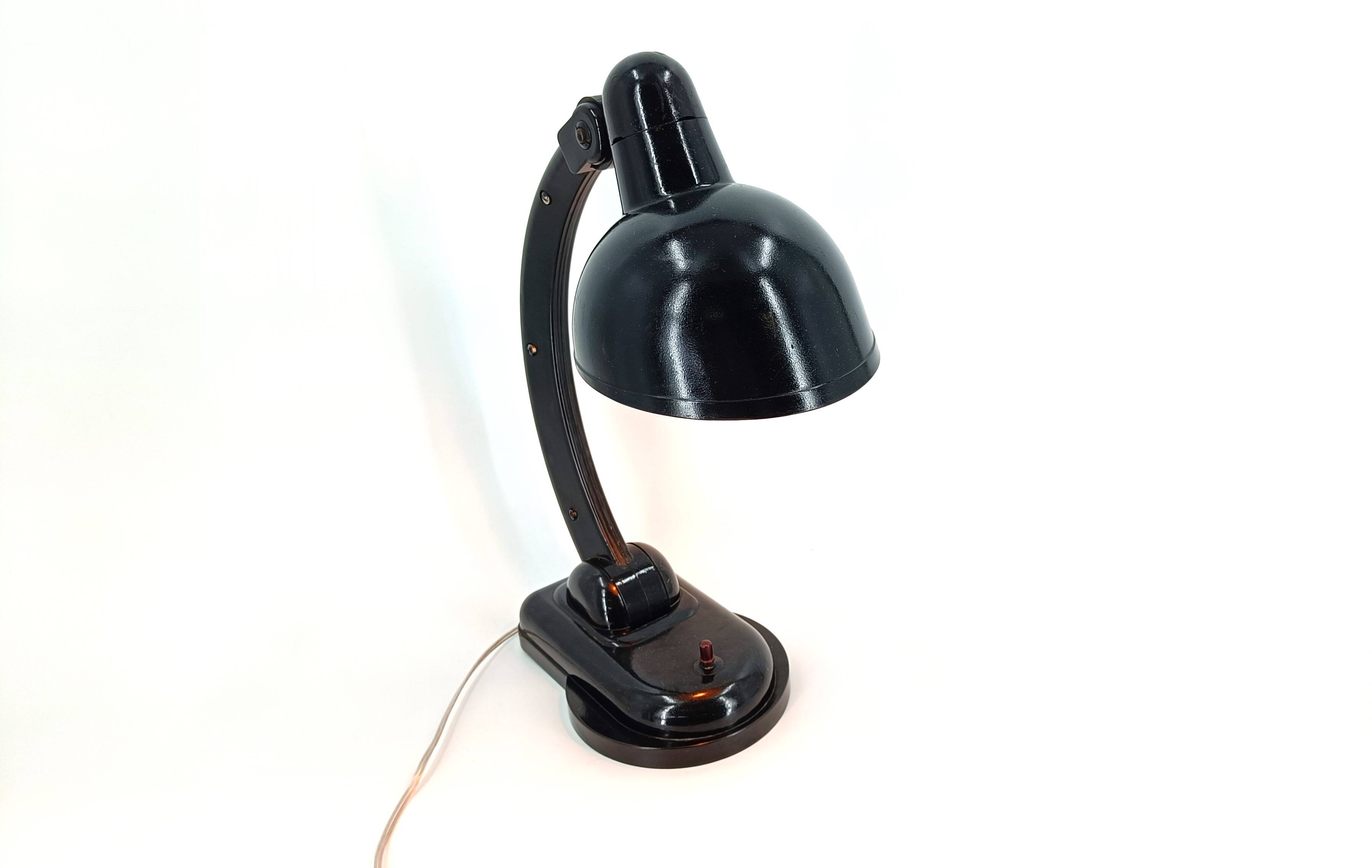 Art deco bakelite desk lamp, 1950s